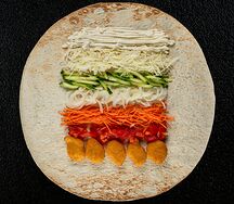 Шаурма Цезарь с наггетсами