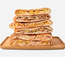 Пирог с куринным филе и картошкой