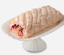 Меренговый рулет с манго