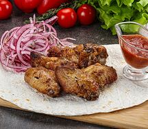 Шашлык из куриных крылышек