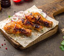 Шашлык из куриной голени
