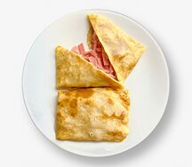 Блины с ветчиной и сыром