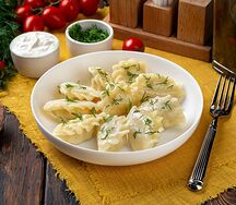 Вареники с картошкой и грибами
