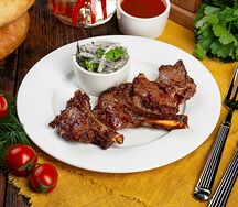 Баранья корейка со специями