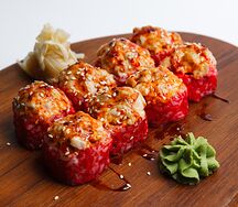 Запечённый ролл с тунцом