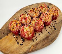 Запечённый с гребешком
