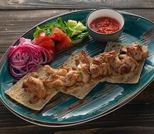 Шашлык из куриного бедра
