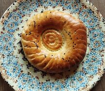 Лепешка с кунжутом