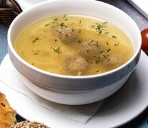 Суп с фрикадельками