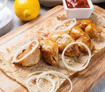Шашлык из куриного филе