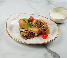Блины с мясом