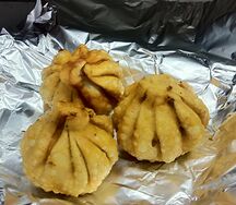 Хинкали жареные с говядина
