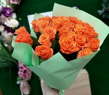 Букет из коралловых роз