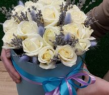 Коробочка цветов Лавандовый бочонок