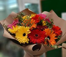 Букет из гербер Яркие будни