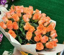 Букет из 51 коралловой розы