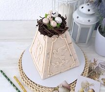 Пасха Карамельная с черносливом и жареным миндалём