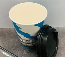 Латте Малина-кокос  