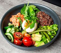 Боул с креветками