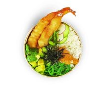 Поке с креветкой темпура (ян)