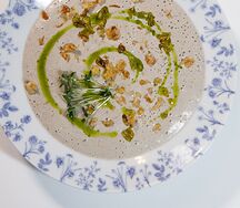 Крем-суп из белых грибов