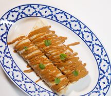 Блины с карамельно-кофейным кремом