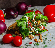 Хот-дог с курицей