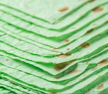 Тонкий чесночный лаваш