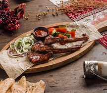 Шашлык из баранины на кости