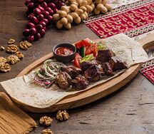 Шашлык из баранины (сердце, печень)