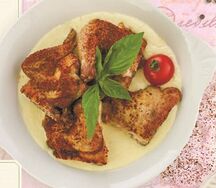 Цыпленок в чесночном соусе