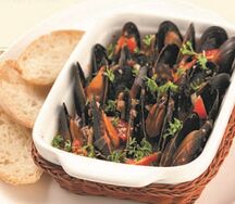 Чилийскии мидии в соусе