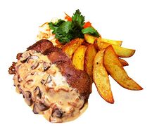 Язык на гриле