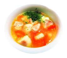 Уха царская с расстегаем