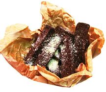 Чесночные гренки с пармезаном