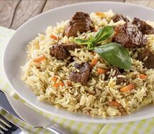 Плов с говядиной