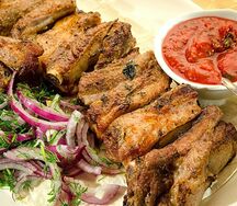 Шашлык из свиных ребрышек