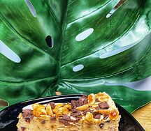 Чизкейк карамельный с арахисом