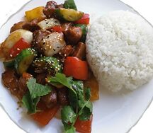 Хео Лук Лак с рисом