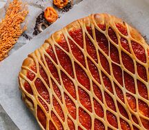 Пирог с курагой