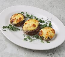 Фаршированные шампиньоны с сулугуни