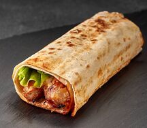 Колбаски гриль в лаваше