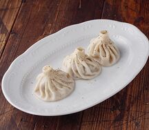 Хинкали с говядиной и свининой 