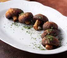 Шампиньоны на мангале 