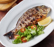 Дорадо на гриле