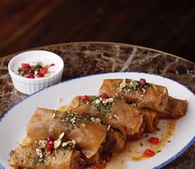 Долма с индейкой в капустном листе