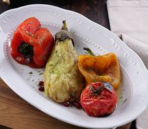 Сладкий перец, приготовленный на углях 