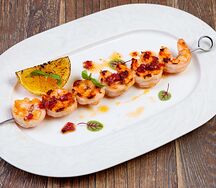 Креветки на гриле