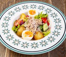 С овощами и тунцом