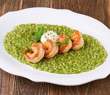 Ризотто с креветками